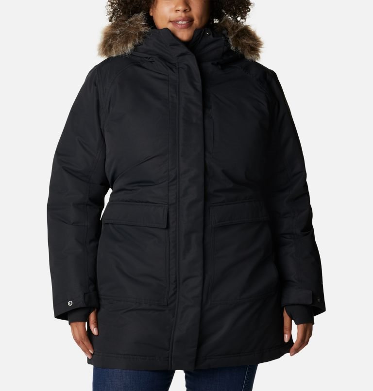 Jachete Parka Columbia Little Si Omni-Heat Infinity Insulated Dama Negrii | Plus Size PI1QS7Z90